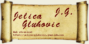 Jelica Gluhović vizit kartica